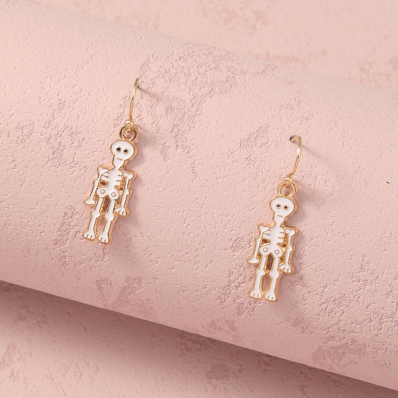 Simple Geometric Personality Halloween Earrings