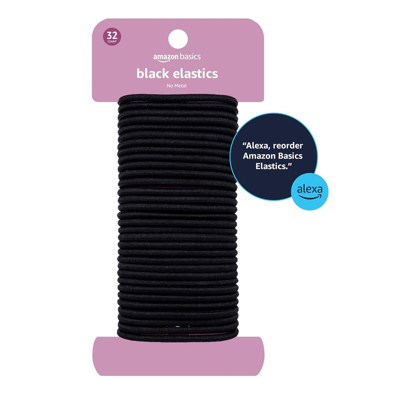 Black4 MM Elastics 32 Count