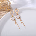 Temperament Earrings Sterling Silver Cold Wind  Female