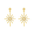 Eight-pointed Star Personality Earrings Femininity