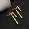 European And American Retro Stainless Steel New Fashion Earrings