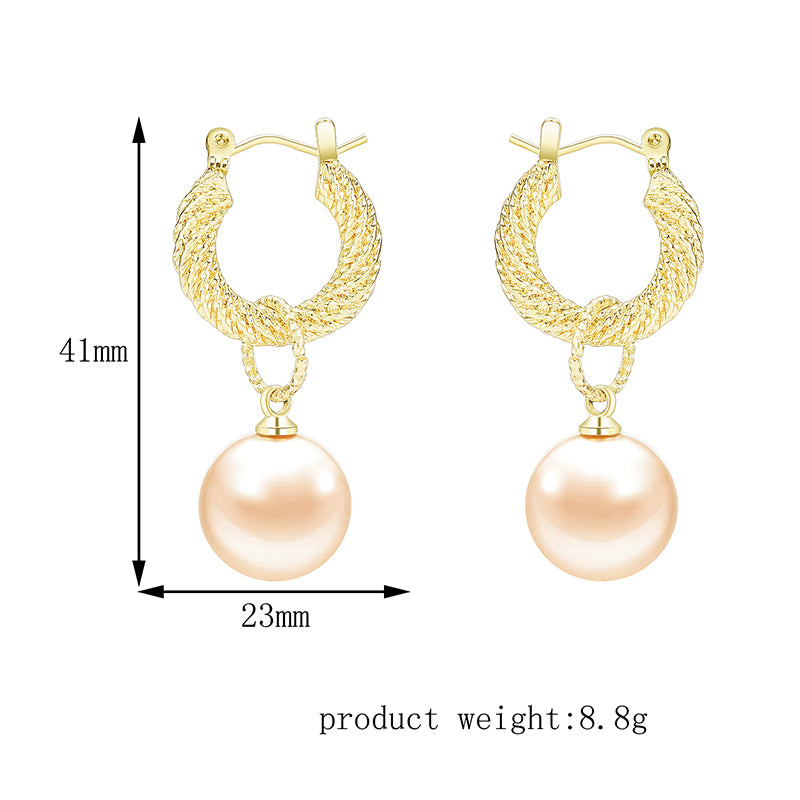 Sweet Commuter Student Earrings Pure Color Women's Jewelry