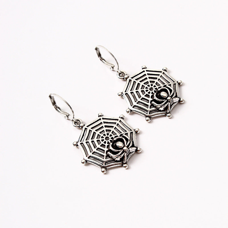 Halloween Ghost Festival Insect Spider Alloy Earrings