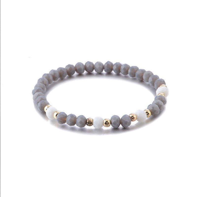 Letter Pendant Woven Beaded Combination Six-Piece Female Bracelet