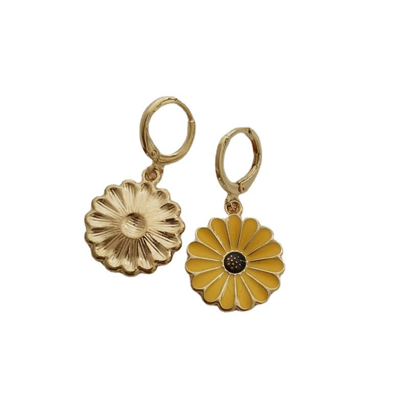 Summer Earrings Yellow Daisy Earrings