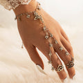 Women's Fashion Bohemian Butterfly Bracelet Finger Set