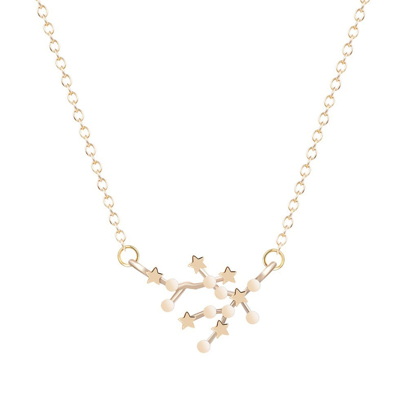 New European And American Constellation Pendant Necklace Women's Accessories