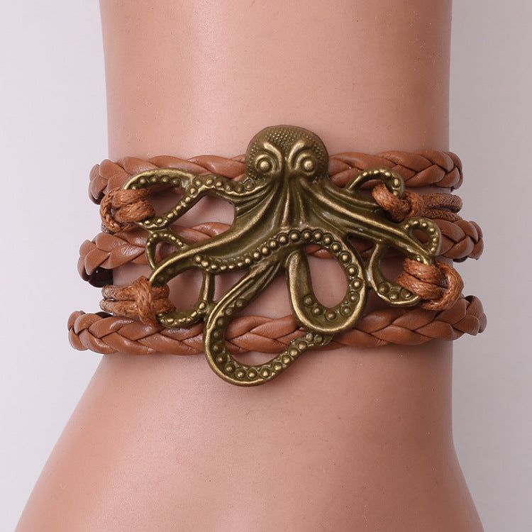 Norse Mythology Kraken Retro Style Bracelet
