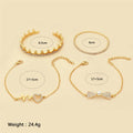 Full Rhinestone Bowknot Love Heart Crown ECG Bracelet