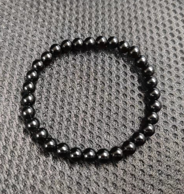 Black Obsidian Slimming Magnetic Anklet