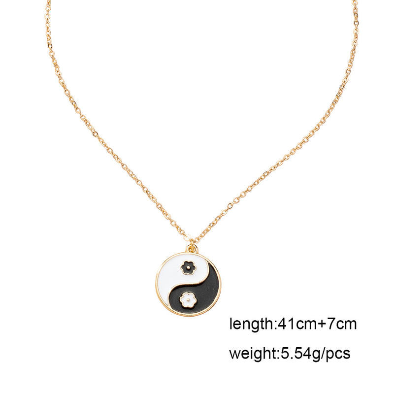 Chinese Style Gossip Necklace Female Tai Pendant Clavicle Chain Accessories