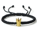 Braided Alloy Crown Diamond Knot Hand Rope