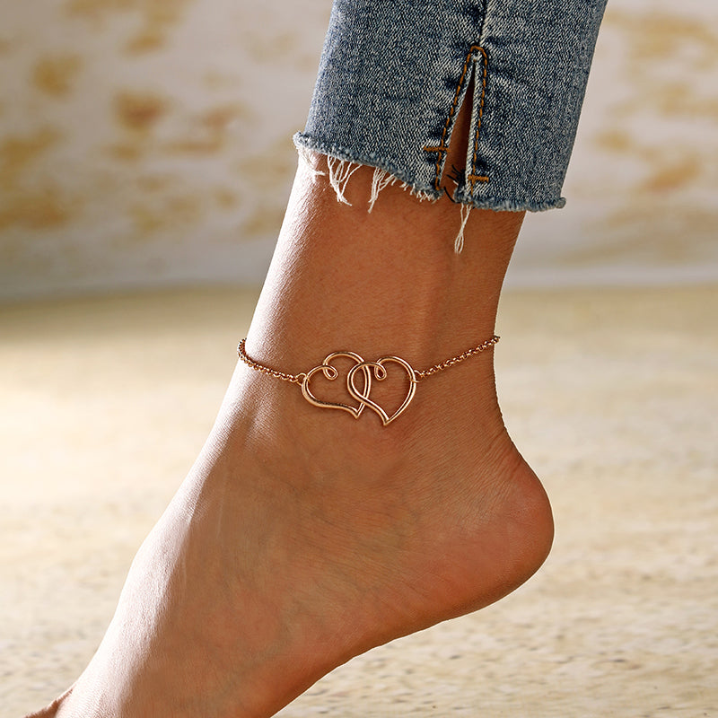 Summer Beach Wind Alloy Shell Anklet