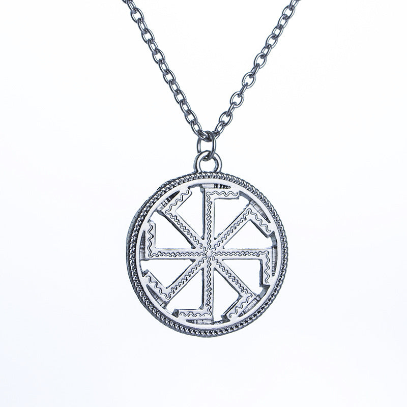 European And American Amulet Sun Pendant Necklace