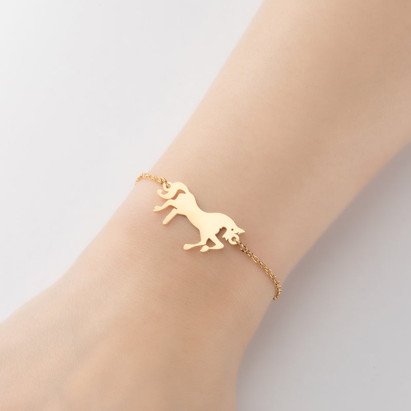 Light Luxury Animal Bracelet Ins Butterfly Bird Crown Lion