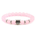 Turquoise Beaded Owl Yoga Bracelet
