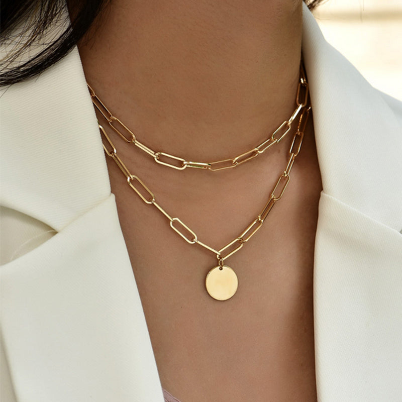 Japanese And Korean Smart Personality Clavicle Chain