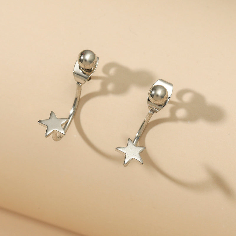 Fashion Personality Star Hook Earrings