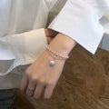 Simple And Versatile Double-Layer Pearl Bracelet Summer Beauty Jewelry