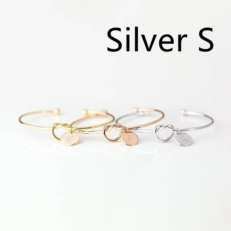 European And American Fashion Dead Knot Letter Bracelet