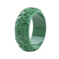 Fashionable Personality Flower Carved Resin Bracelet, Vintage Exquisite Jewelry