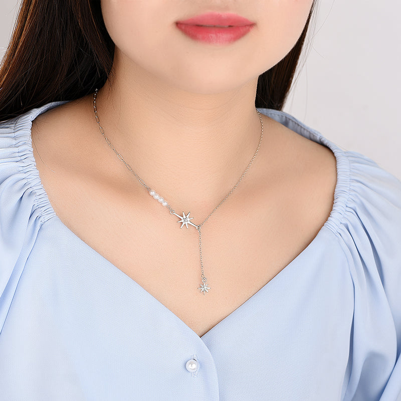 Sweet Commuter Student Necklace Pure Color Women's Jewelry