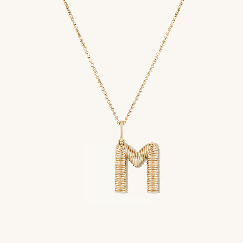 Personalized Simple Letter Necklace Fashion Creative Pattern Gold 26 Letter