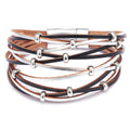 Multi-Layer Braided Leather Bracelet
