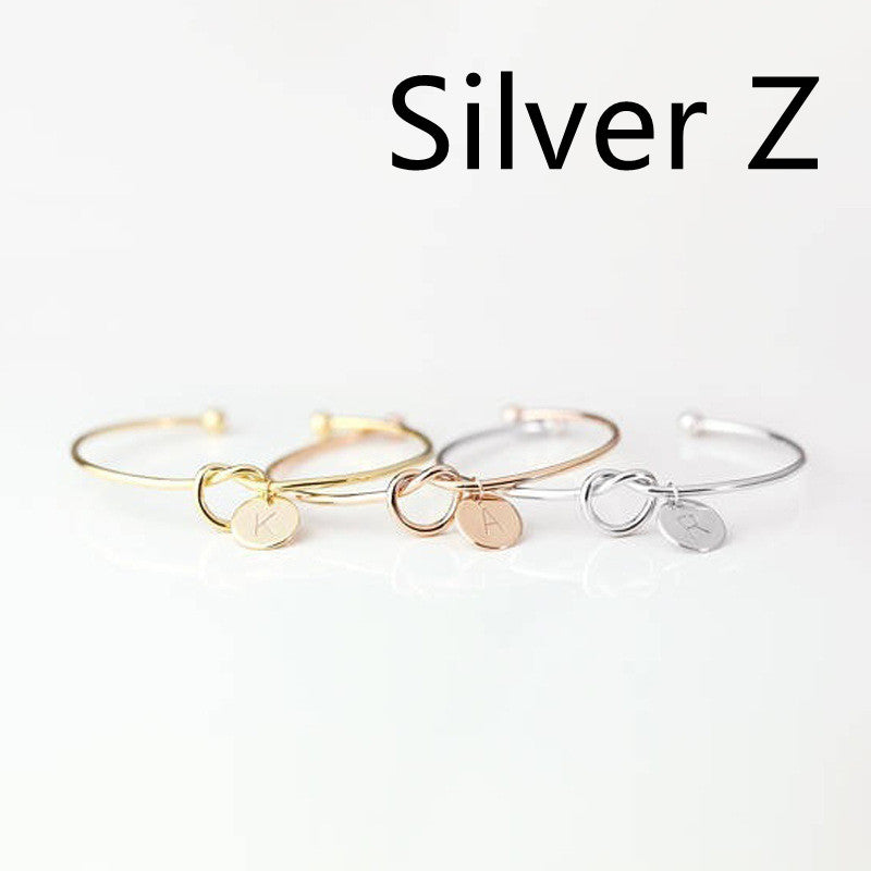 European And American Fashion Dead Knot Letter Bracelet