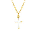 Cross Pendant Creative Simple Stylish Alloy Necklace