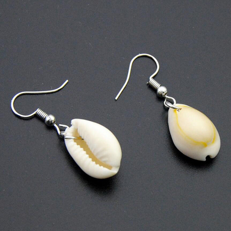 New Jewelry White Shell Fashion Shell Pendant Earrings Simple And Popular Earrings