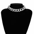 European And American Cross Border Fashion Personality Thick Chain Cuban Necklace