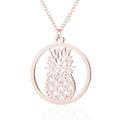 Personalized Retro Pineapple Clavicle Chain