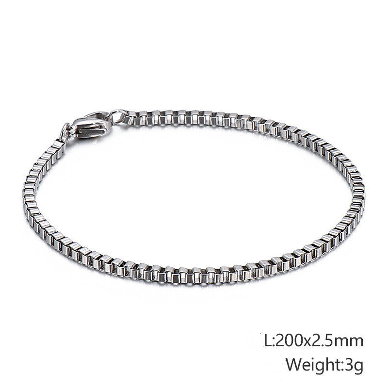 Titanium Steel Fashion Unisex Jewelry Bracelet