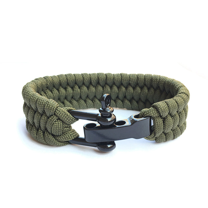 Outdoor Mountaineering Camping Emergency Seven-core Parachute Cord Woven Bracelet