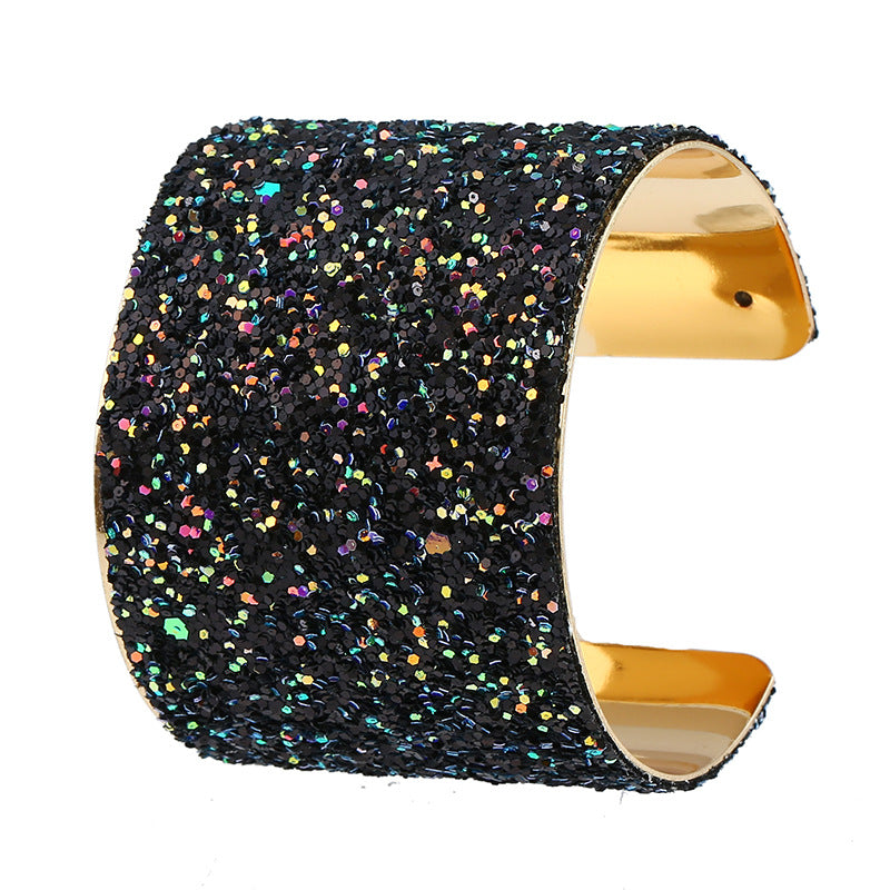 Fashion Multicolor Personality Sequined Alloy Bracelet