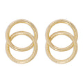 Ring Hollow Alloy Earrings Geometric Pattern Earrings