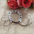Crystal agate gravel hand-woven bracelet