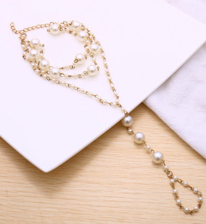 Multi-Pearl Ankle Chain