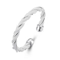 Twisted wire mesh bracelet