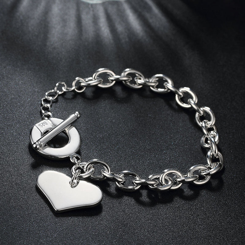 Korean version silver-plated bracelet