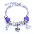 Zinc Alloy Openable Diamond Round Bead Bangle