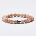Turquoise Tiger's Eye Map Stone Malachite 8mm Men's And Women's Bracelet