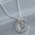 Twelve Constellation Pendant Necklace Simple Alloy Hollow