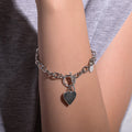 Jewelry Women''s Popular LoveBracelet Heart Shaped Chain Alloy Pendant Jewelry