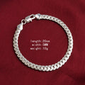 k gold color full side shrimp clasp bracelet