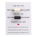 Black and white volcanic stone bracelet