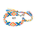 Colorful cotton hand-woven bracelet