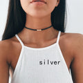 New personality short choker collar necklace trendy women all-match necklace