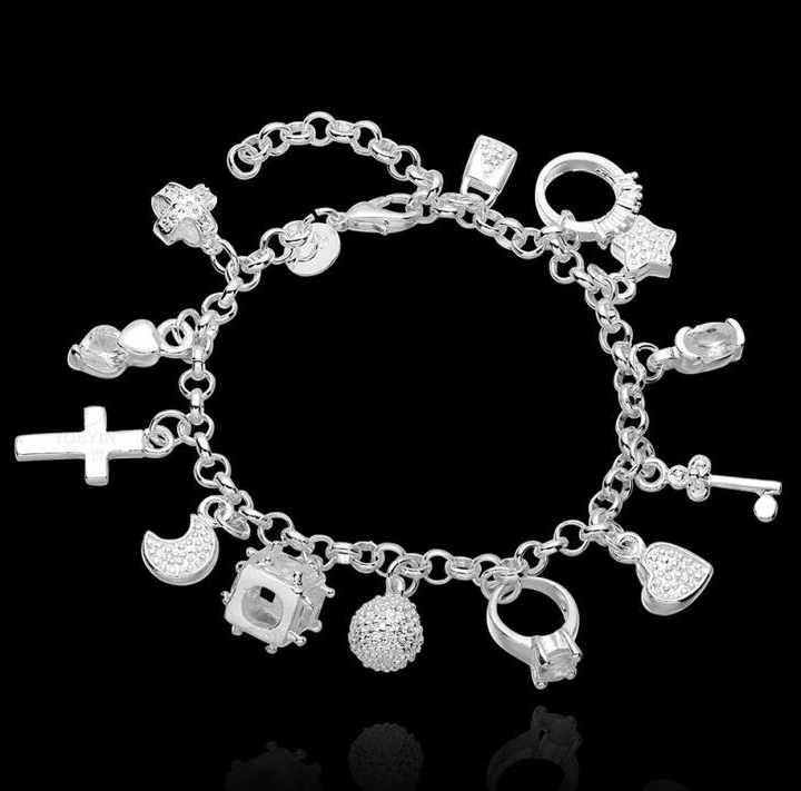 Crystal Charms Bracelet